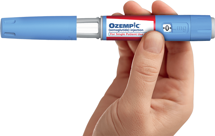 Person holding Ozempic dose