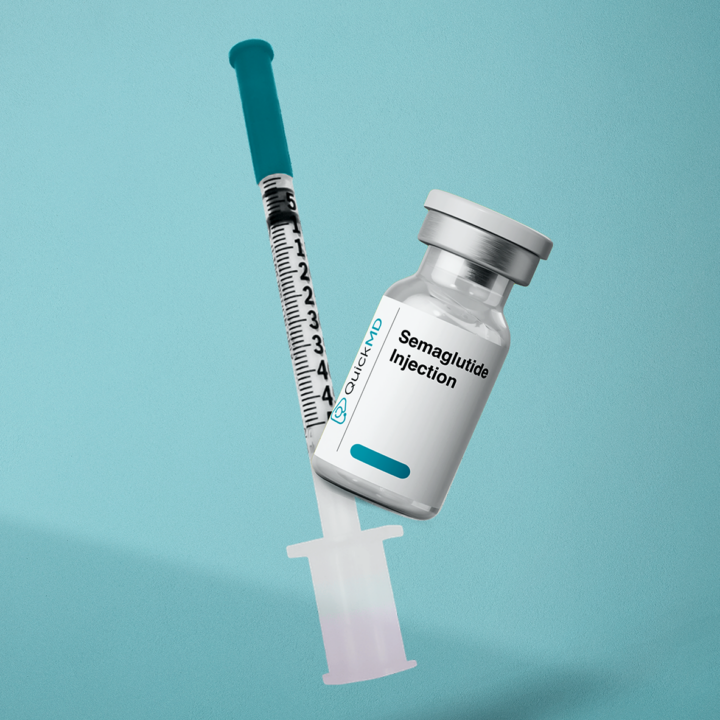 QuickMD Semaglutide vial and syringe