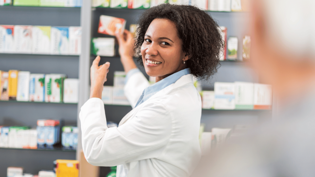 Pharmacist explaining how much Ozempic costs at Walmart