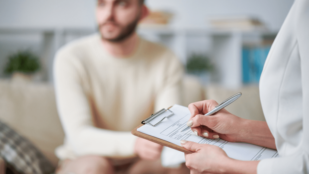 Man receiving a prescription for medications like buprenorphine vs. suboxone