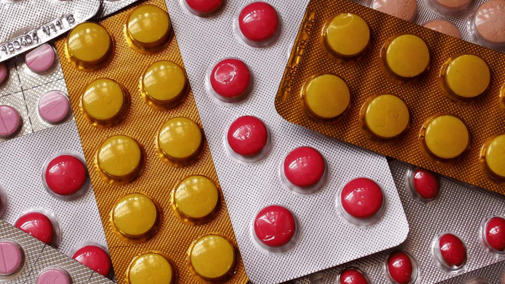 Colorful tablets representing Suboxone tablets vs. strips