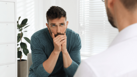 Man struggling with OUD