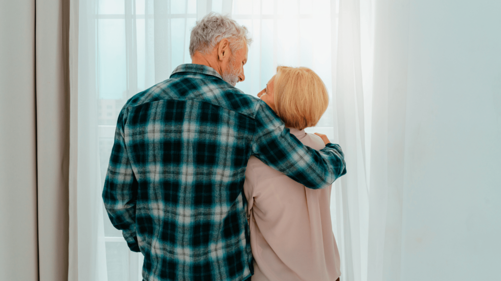 Man and woman embracing, representing helping loved ones through fentanyl withdrawal