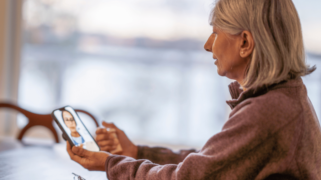 Woman speaking to a telehealth doctor about buprenorphine vs. suboxone