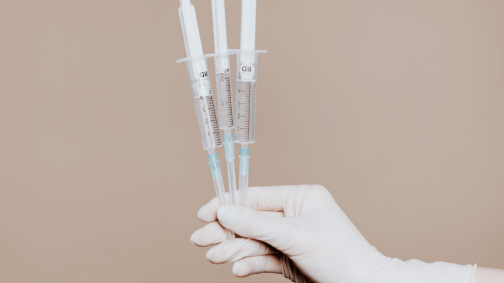 Syringes representing Sublocade injections