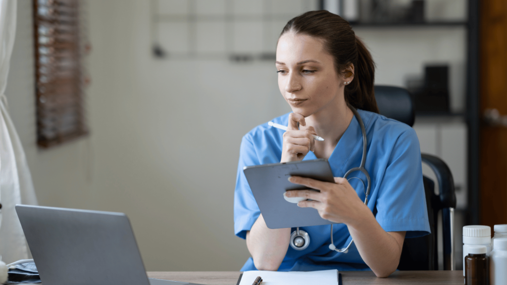 Doctor filling an emergency Suboxone prescription