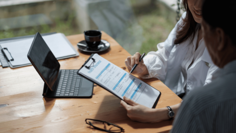 Doctor going over health insurance for weight loss drugs in 2025