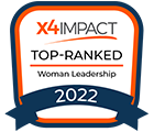 X4 Impact Top-Ranked Woman Leadership 2022